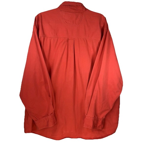 Greatland Apparel‎ Shirt Men's XXL Long Sleeve Heavyweight Cotton Orange - Picture 4 of 11